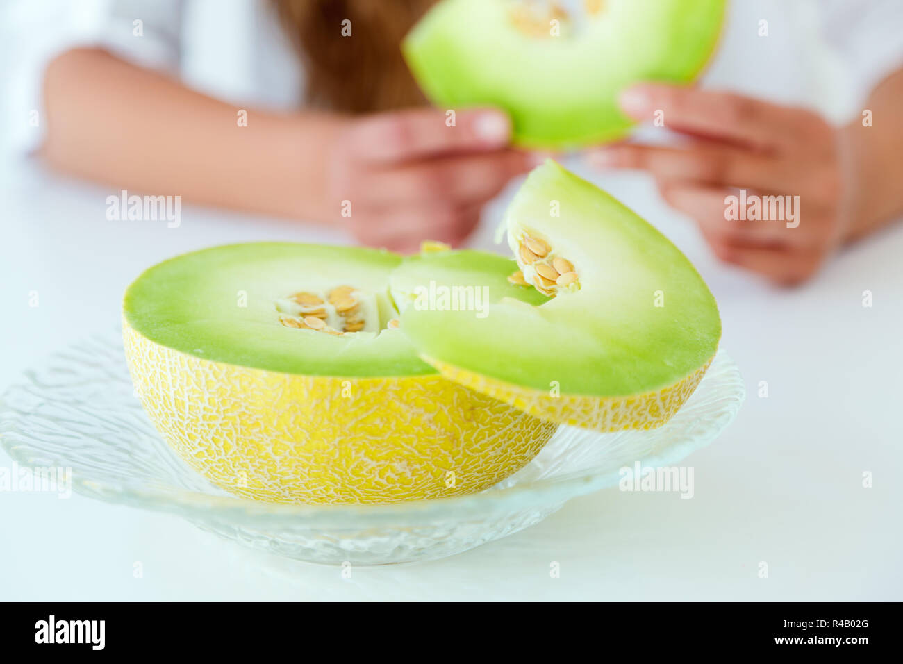 Cross section honeydew melon hires stock photography and images Alamy