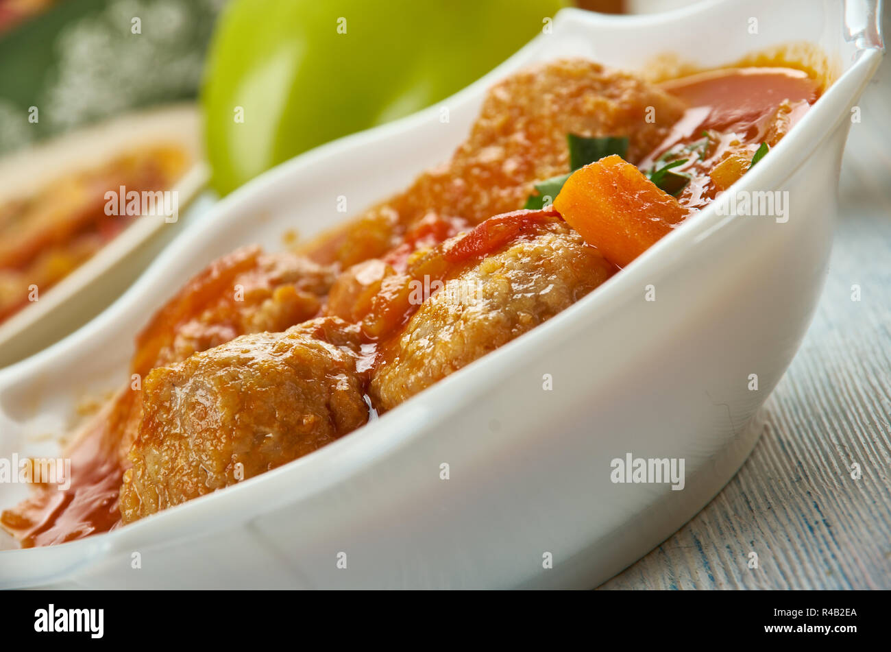 Paradicsomos, Hungarian style meatballs in tomato sauce, Hungarian