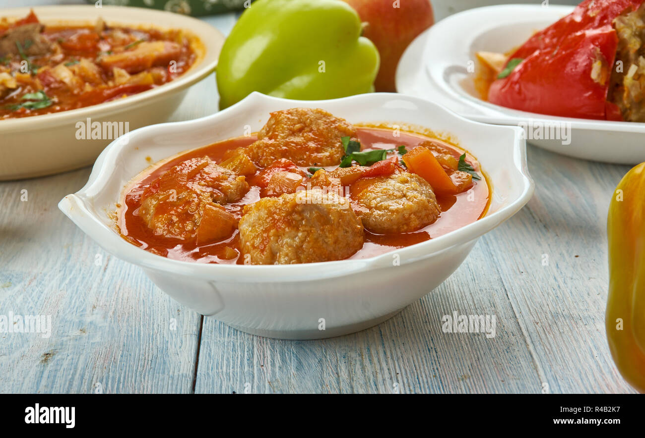 Paradicsomos, Hungarian style meatballs in tomato sauce, Hungarian