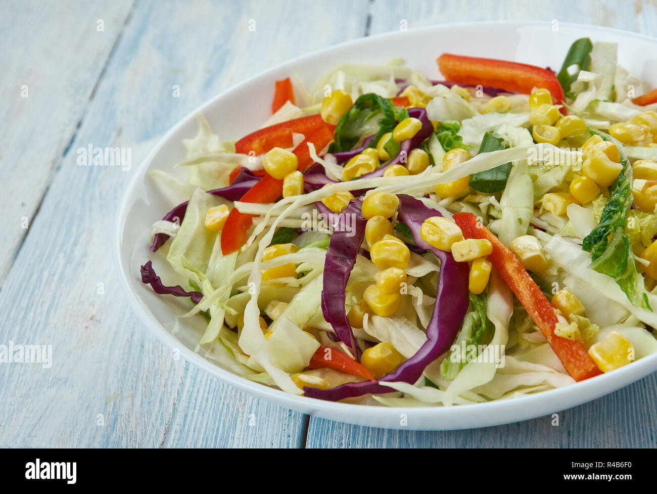 Mexican Coleslaw, Spicy Mexican Cabbage Slaw Stock Photo Alamy