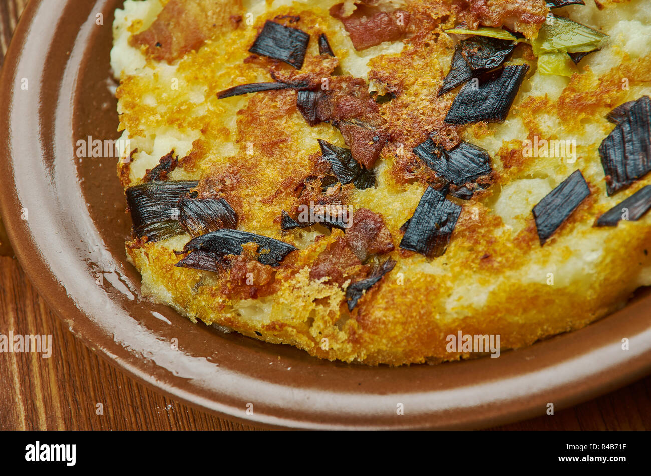 Bubble and Squeak, traditional British breakfast made from boiled