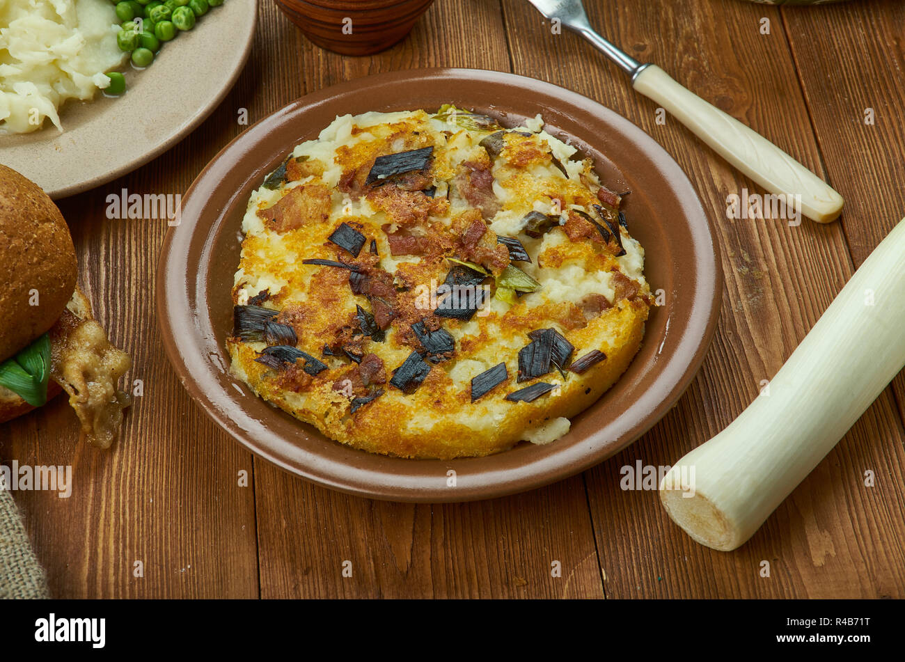 Bubble and Squeak, traditional British breakfast made from boiled
