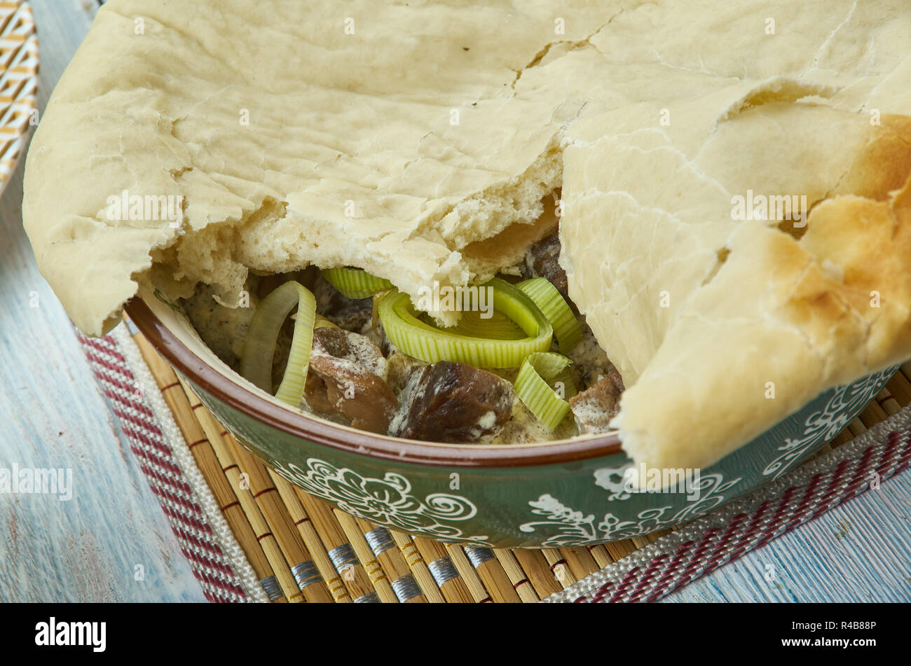 Beef, Leek, and Mushroom Pie, Welsh, cuisine, British Traditional