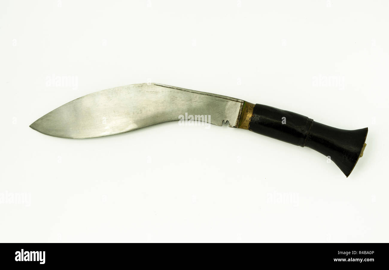 Gurkha khukuri knife Stock Photo