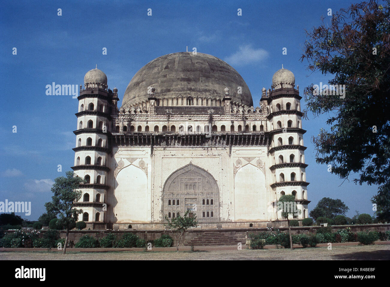 Exterior view of Gol Gumbaz, Bijapur, Karnataka, India, Asia Stock Photo