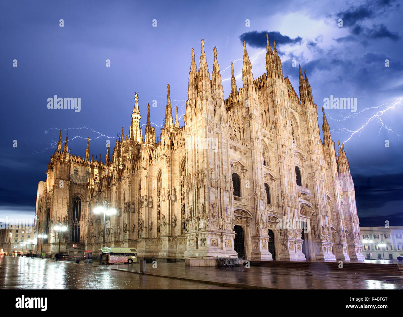Milan cathedral dome - Italy Stock Photo
