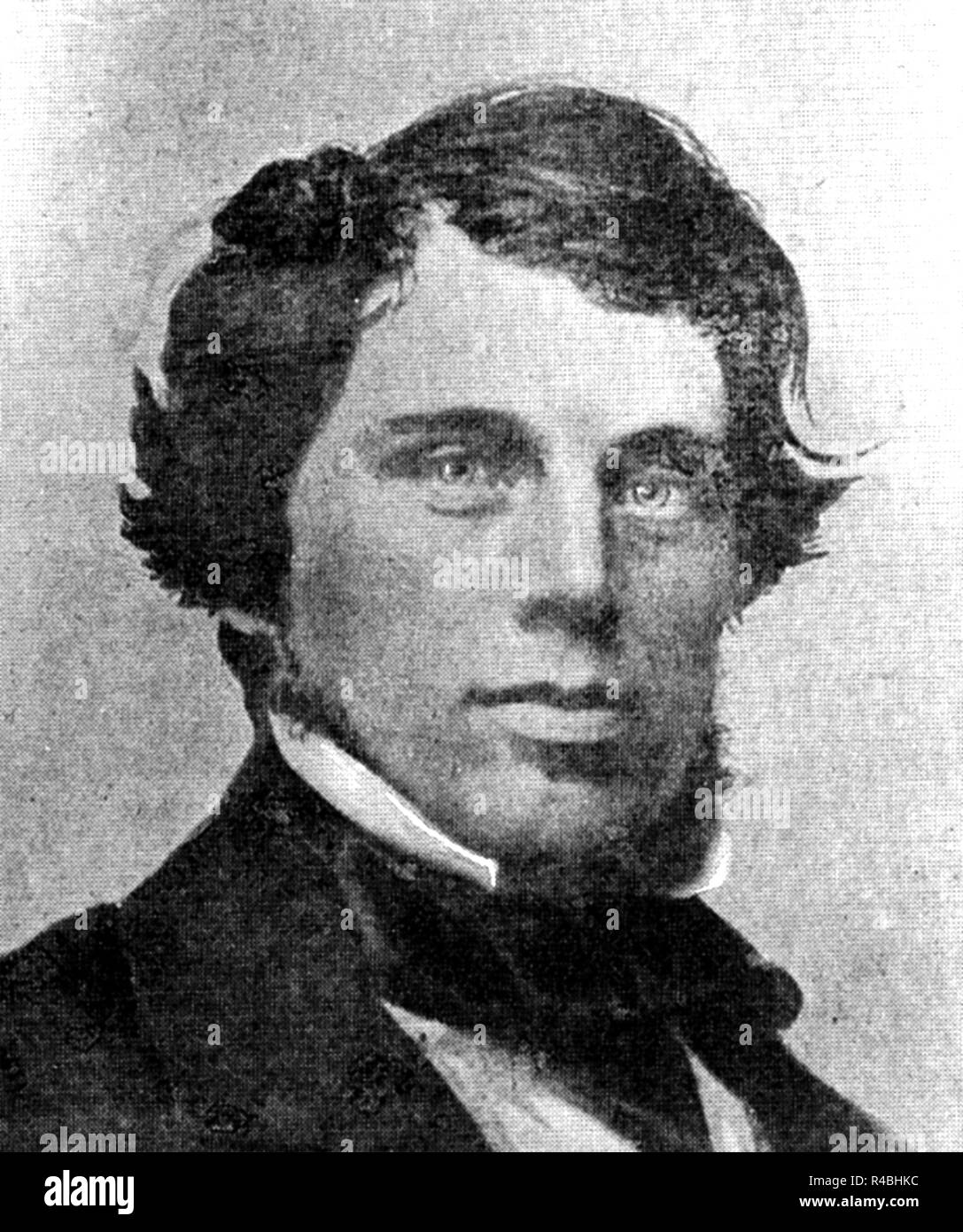 JAMES McCONNELL (1815-1883) Irish locomotive engineer Stock Photo