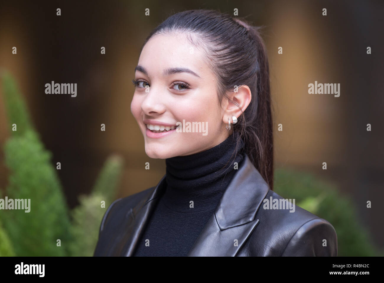 Rome, Italy. 26th Nov, 2018. Mariasole Pollio Photocall of the Italian film  "Se Son Rose" at the Visconti Palace Hotel in Rome Credit: Matteo  Nardone/Pacific Press/Alamy Live News Stock Photo - Alamy