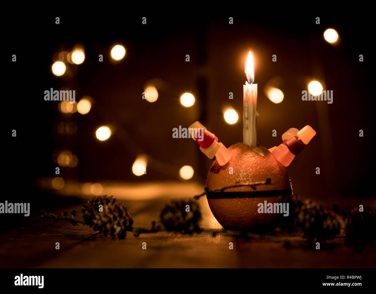 Christingle Stock Photo