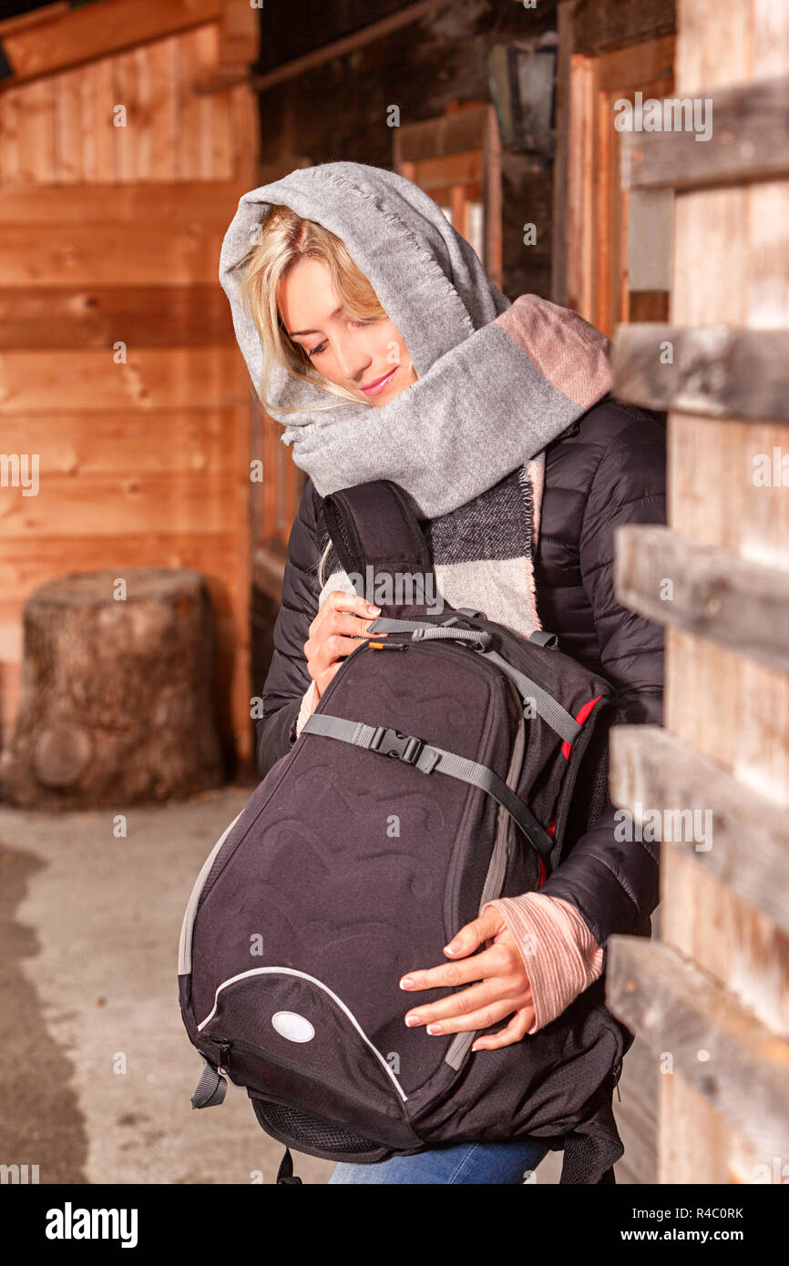 i love the outdoors on Break Free Outdoors Scarf High Resolution Stock Photography And Images Alamy