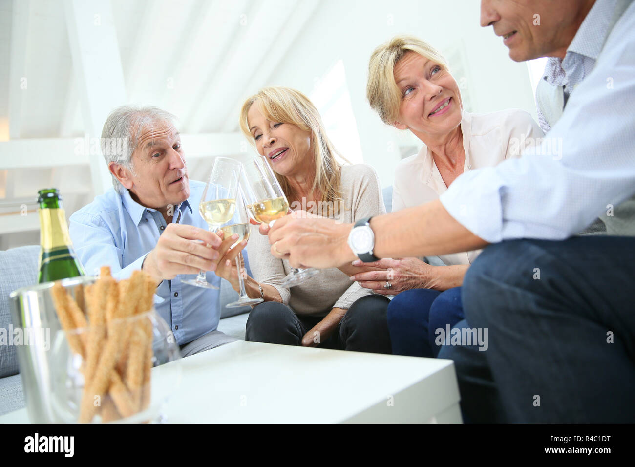 Group older women sofa hi-res stock photography and images - Alamy