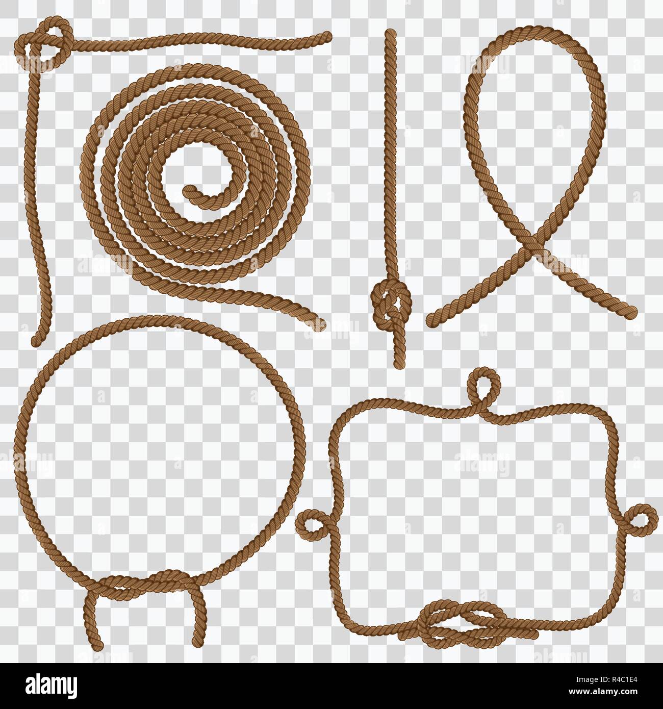 Ropes and Knots Stock Vector