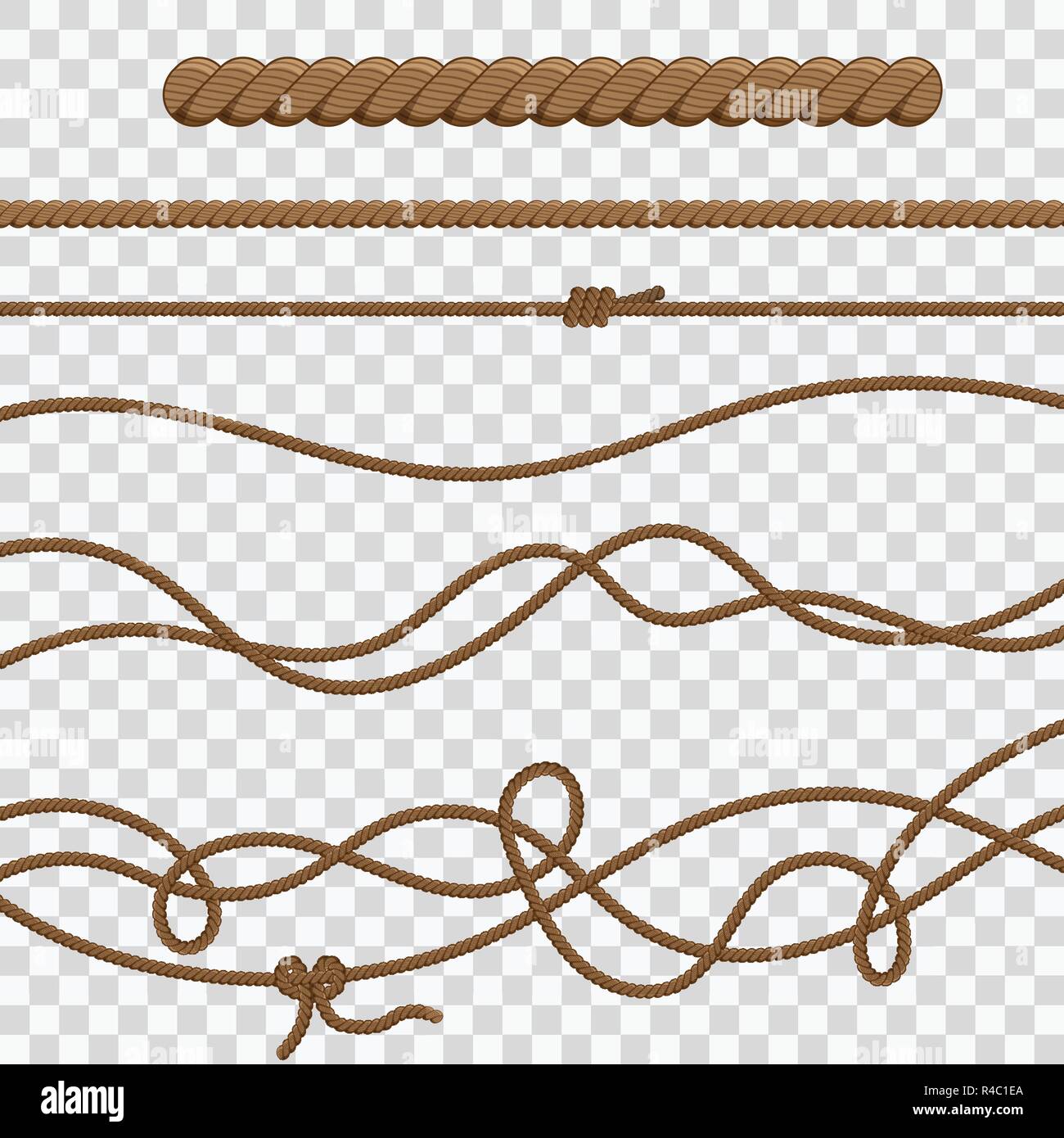 Ropes and Knots Stock Vector