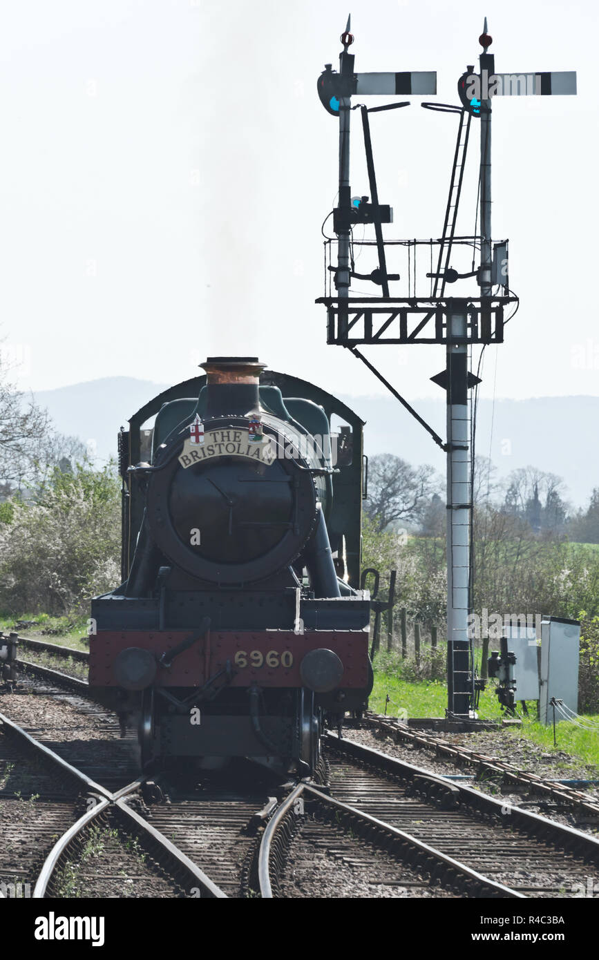 Modified Hall Class steam 6960 Raveningham Hall at