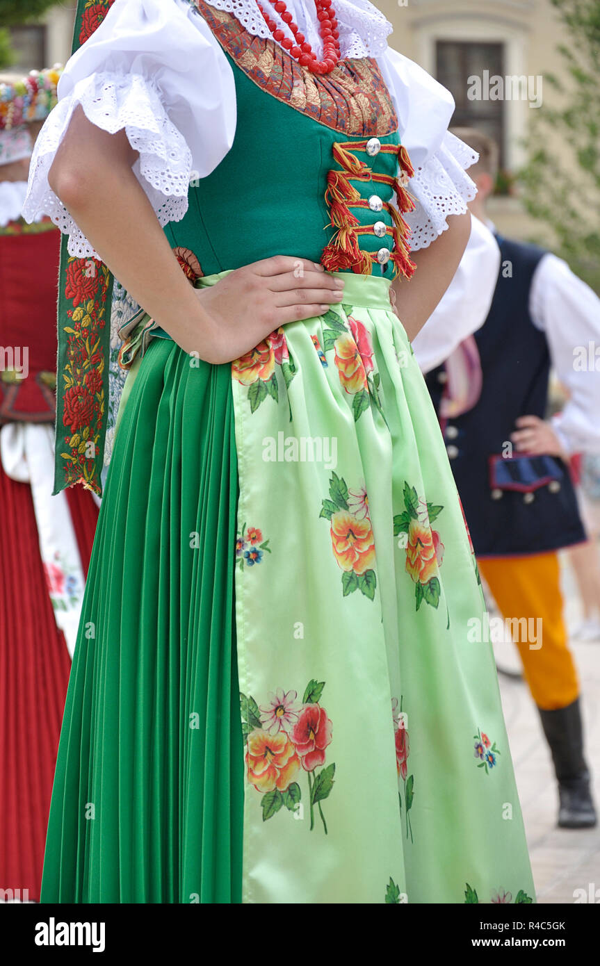 Polish Traditional Costume High Resolution Stock Photography And