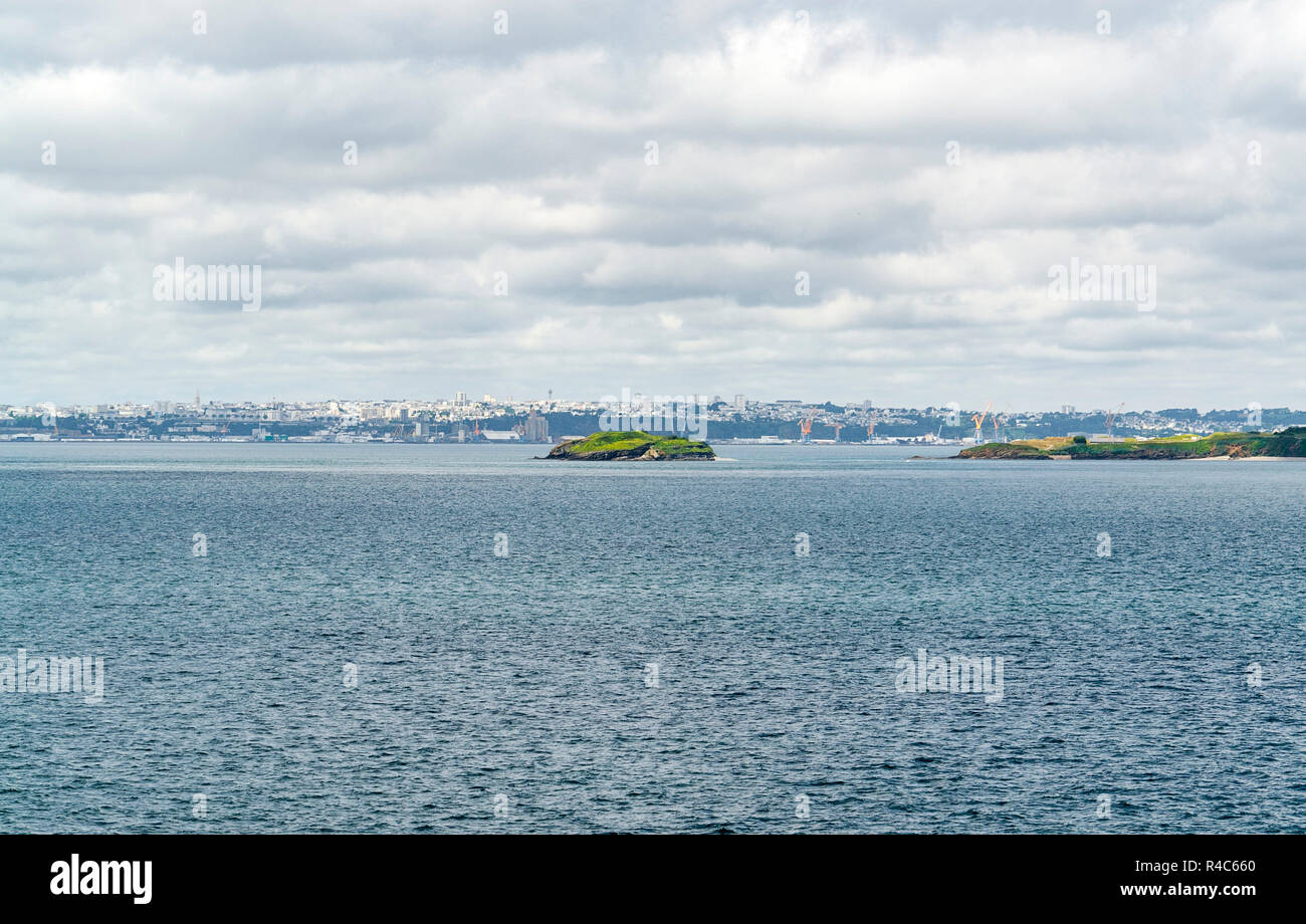 Roadstead roadstead of brest Stock Photo - Alamy