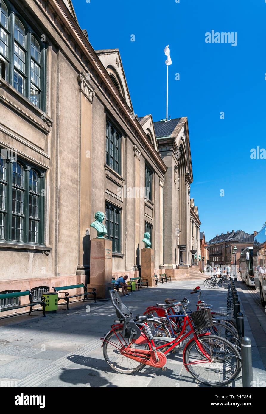 Copenhagen University (Københavns Universitet), Frue Plads, Latin Quarter, Copenhagen, Denmark Stock Photo