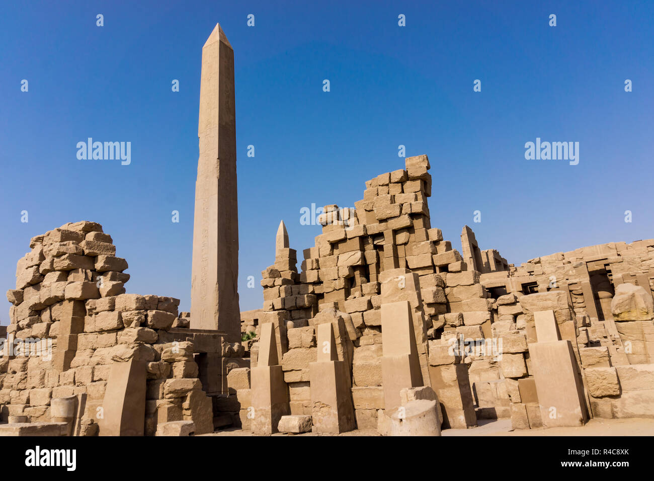 Egypt, Luxor obelisk Stock Photo Alamy
