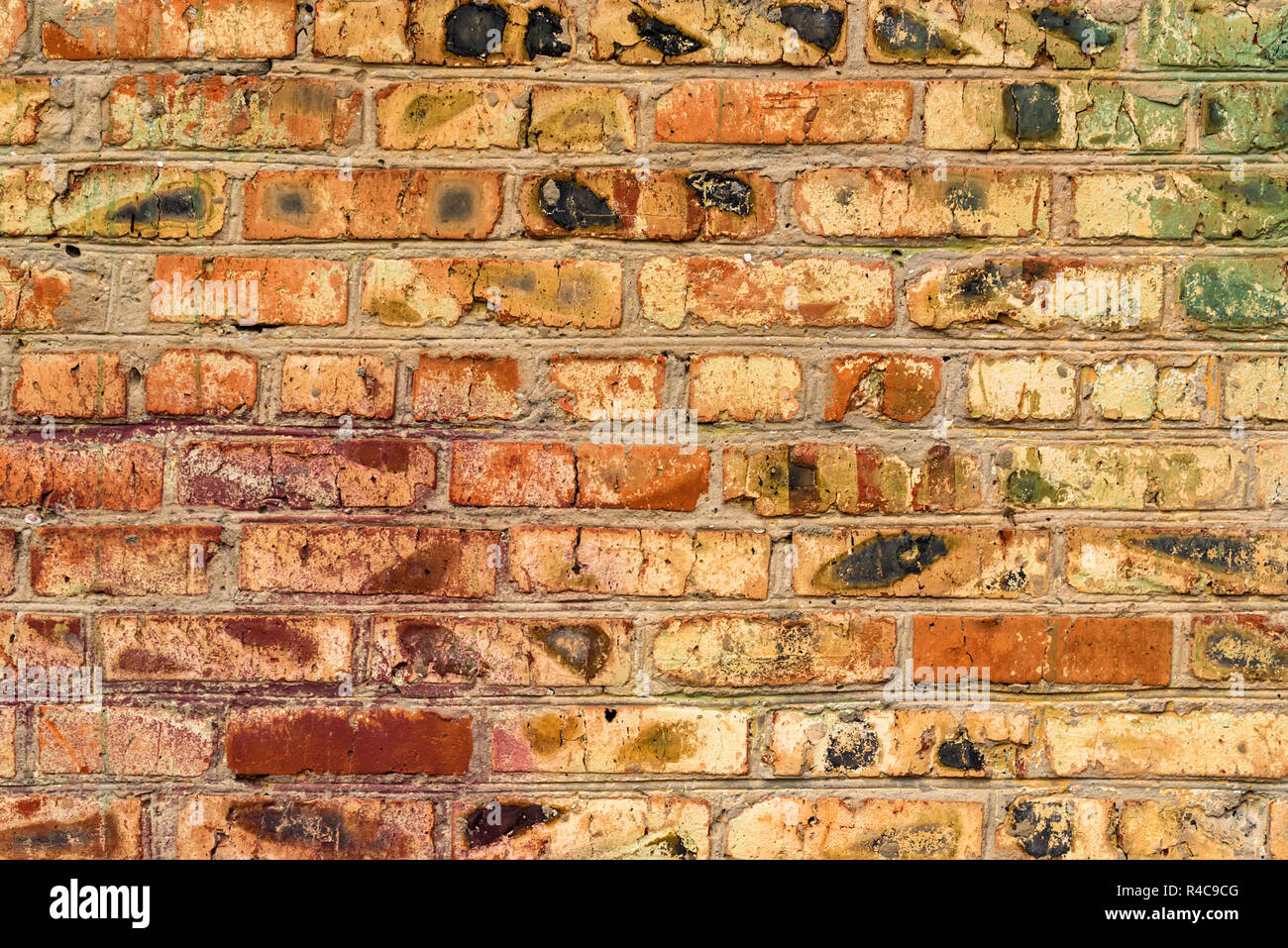 Old dirty vintage brick wall background close Stock Photo - Alamy