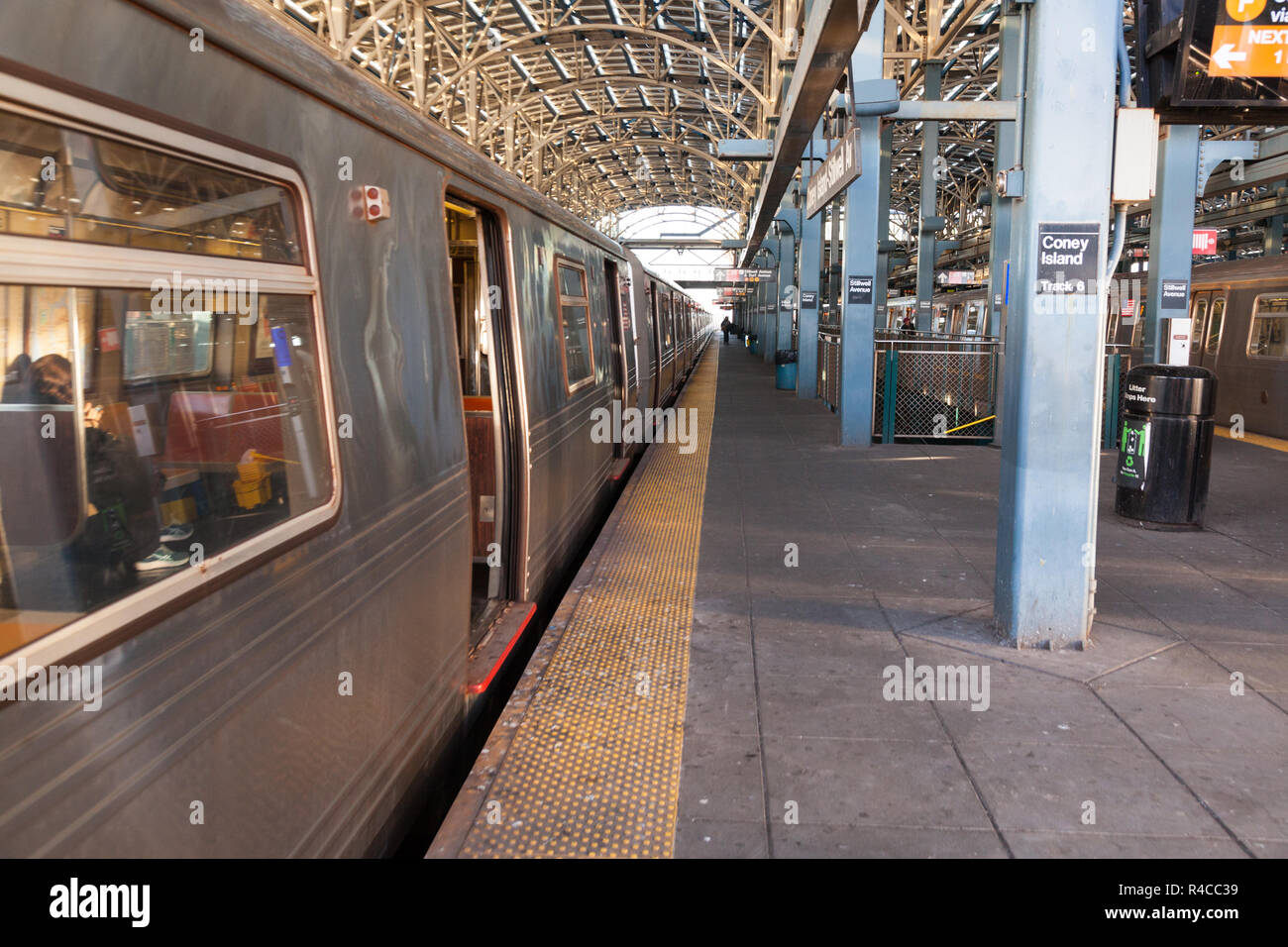 Stillwell Avenue Subway Station, Coney Island, Brooklyn, New York, NY ...