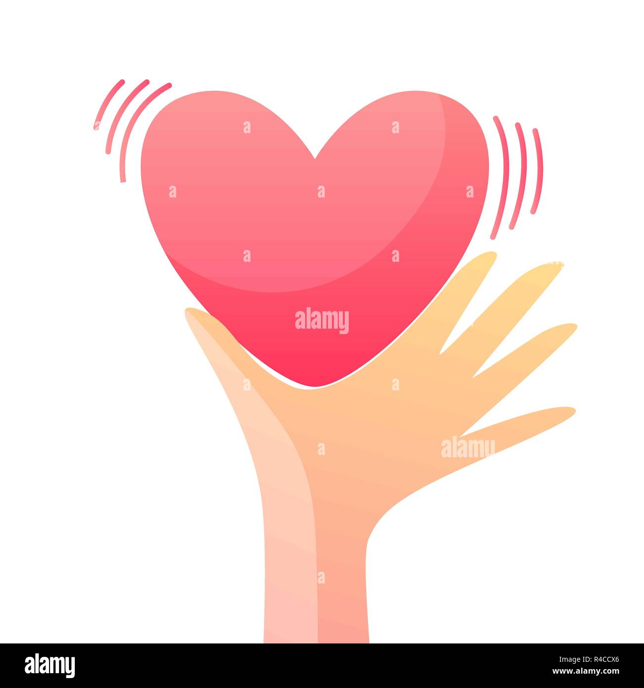 Happy Valentine Day greeting card Stock Vector Image & Art - Alamy