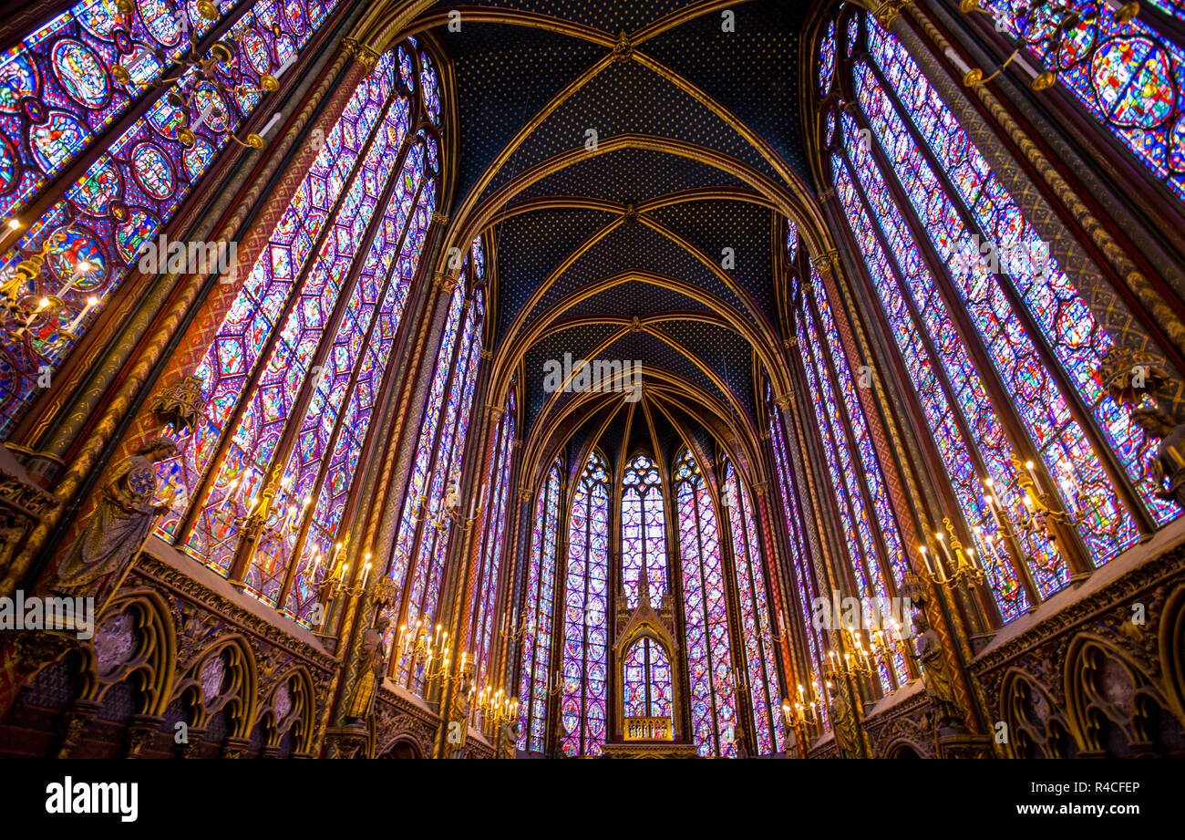 Sainte chapelle detail hi-res stock photography and images - Alamy