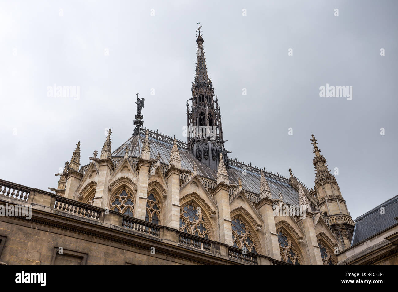 PARIS, FRANCE, SEPTEMBER 6, 2018 - The Sainte Chapelle in Paris, France Stock Photo