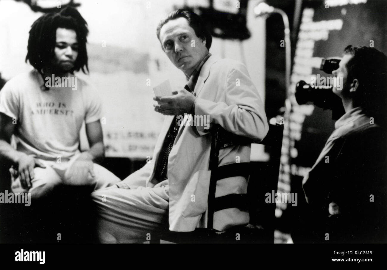 Actors Jeffrey Wright and Christopher Walken in the movie Basquiat, 1996 Stock Photo