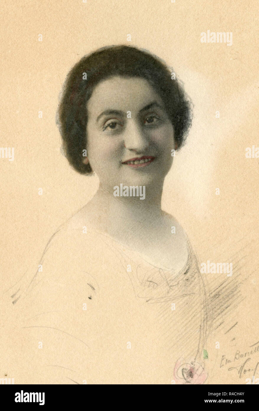 Portrait Of A Woman 1910s High Resolution Stock Photography and Images ...