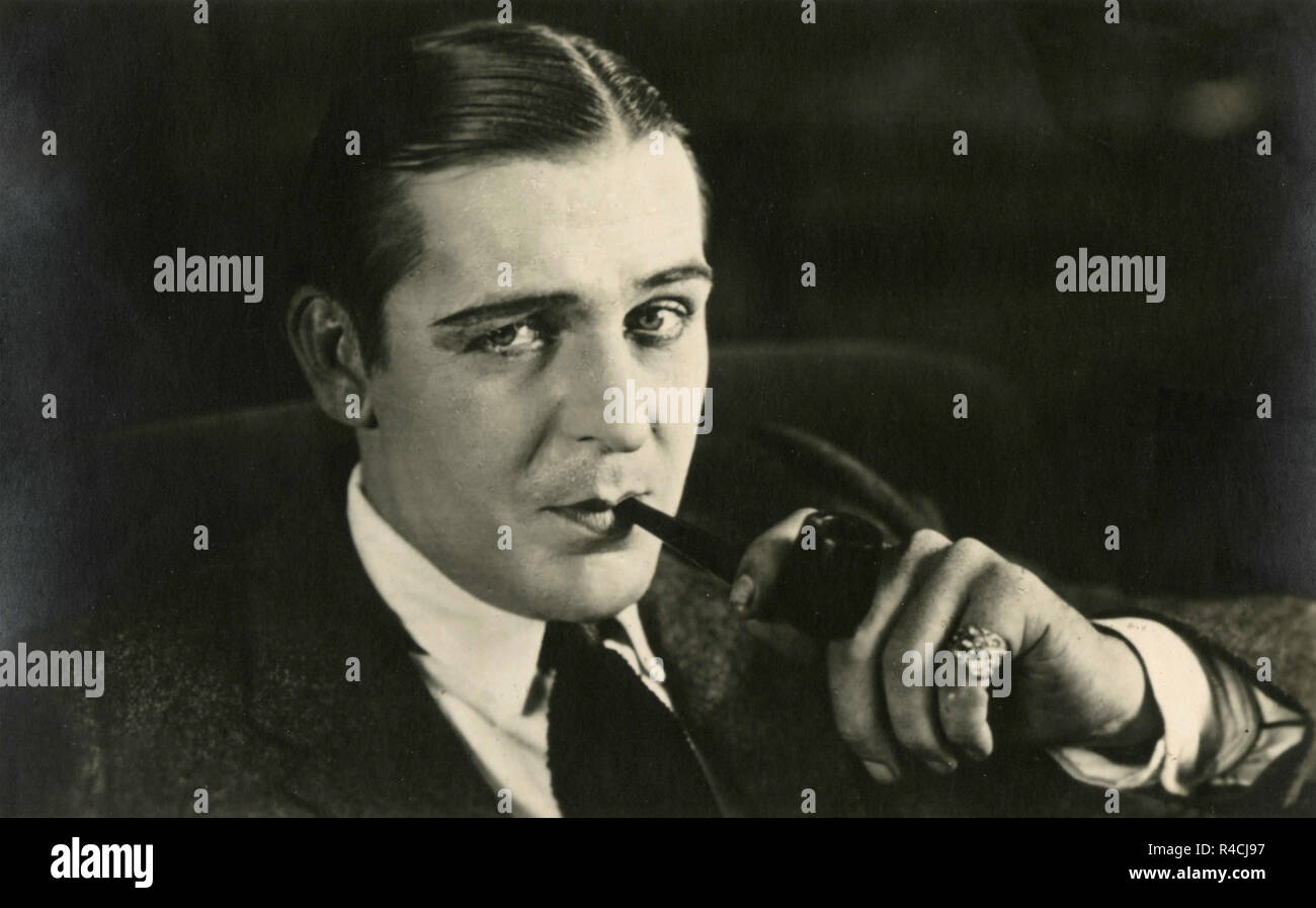 American actor Wallace Reid, 1920s Stock Photo