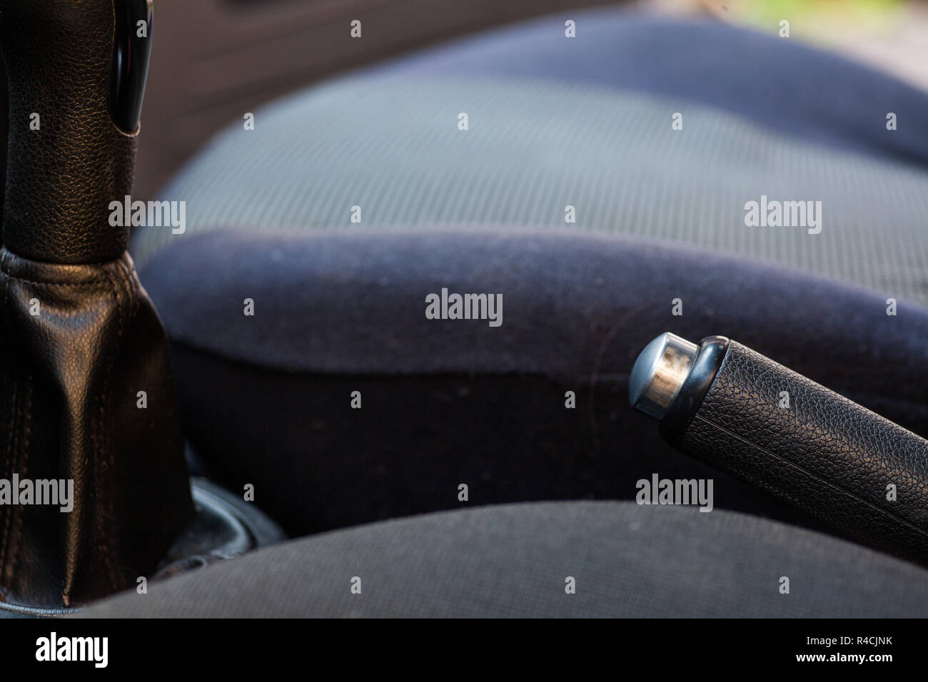 Car parking brake Stock Photo Alamy