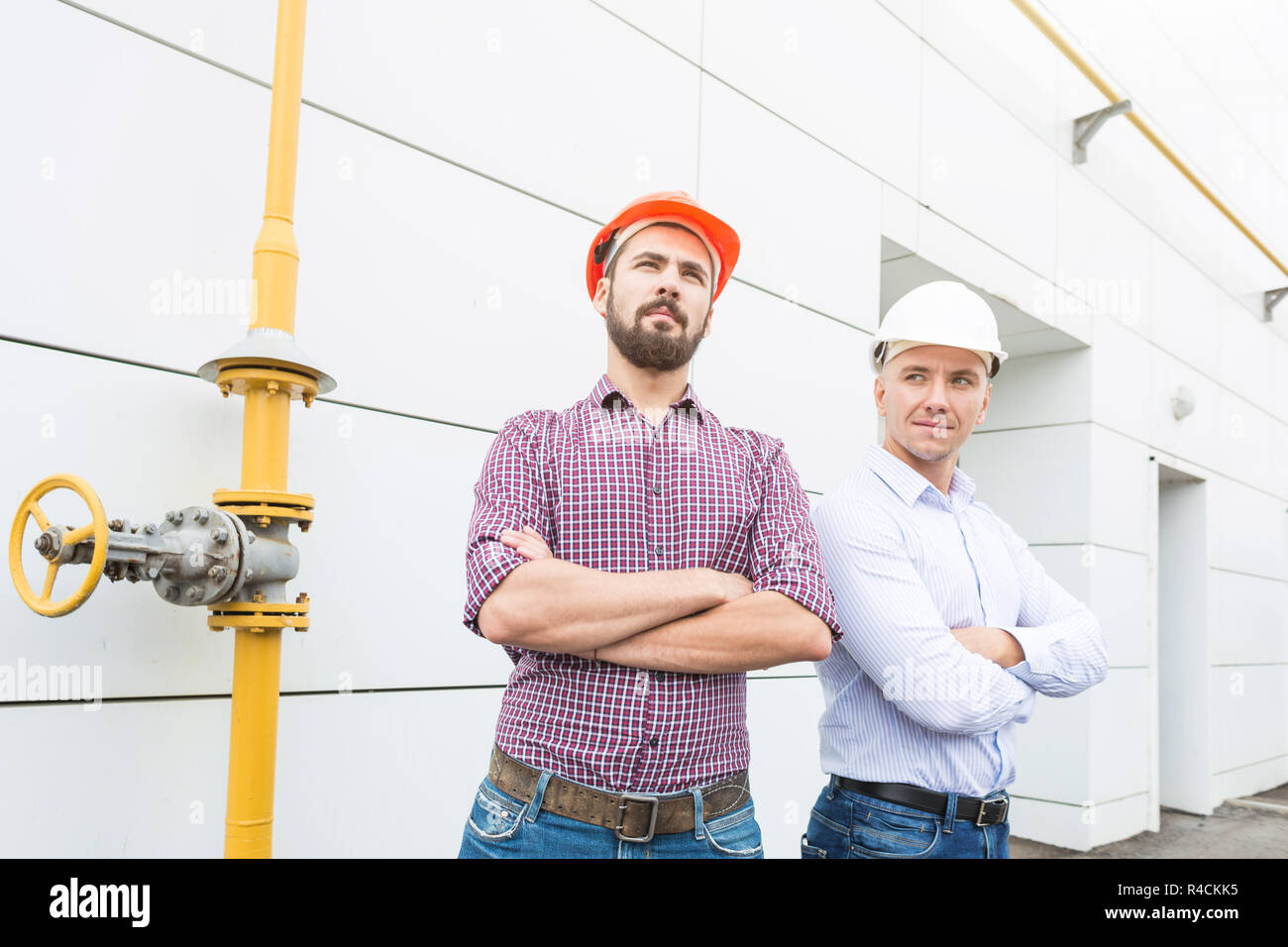 Engineers helmets hi-res stock photography and images - Alamy