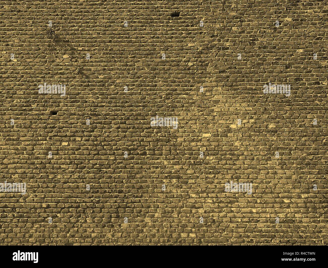Red bricks sepia Stock Photo - Alamy
