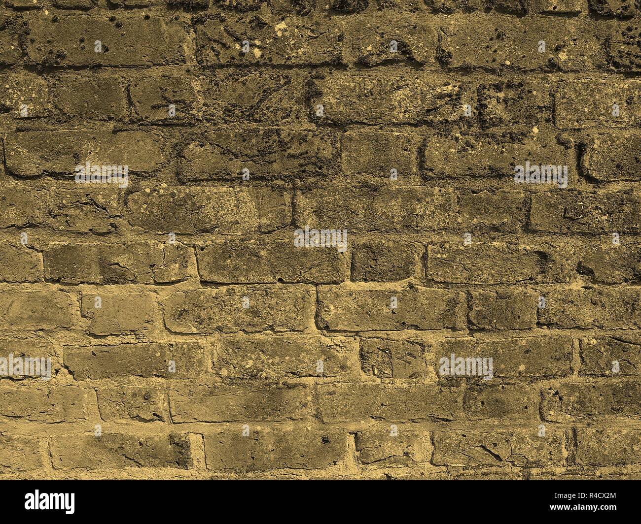 Red brick wall background sepia Stock Photo - Alamy