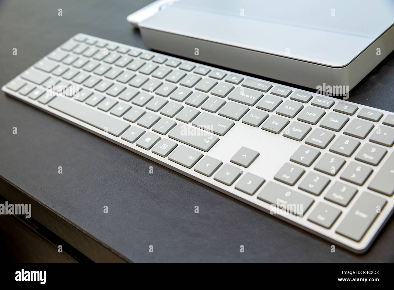 Wireless Apple keyboard Stock Photo Alamy