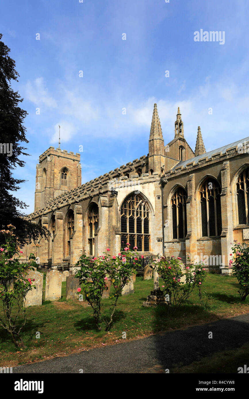 St Peter's Church, Walpole St Peter village, Norfolk, England, UK Stock