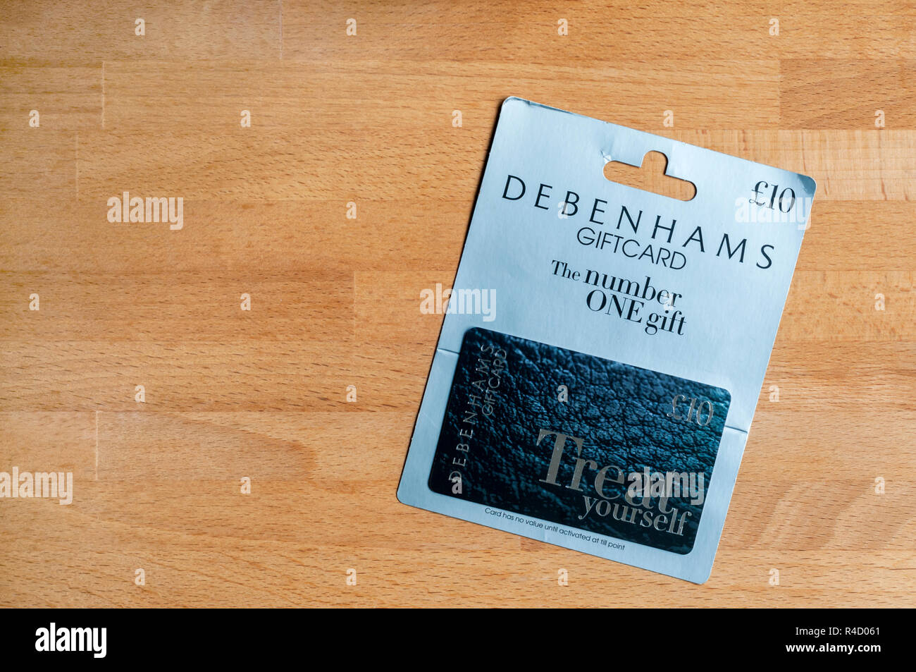 Gift card debenhams hi-res stock photography and images - Alamy