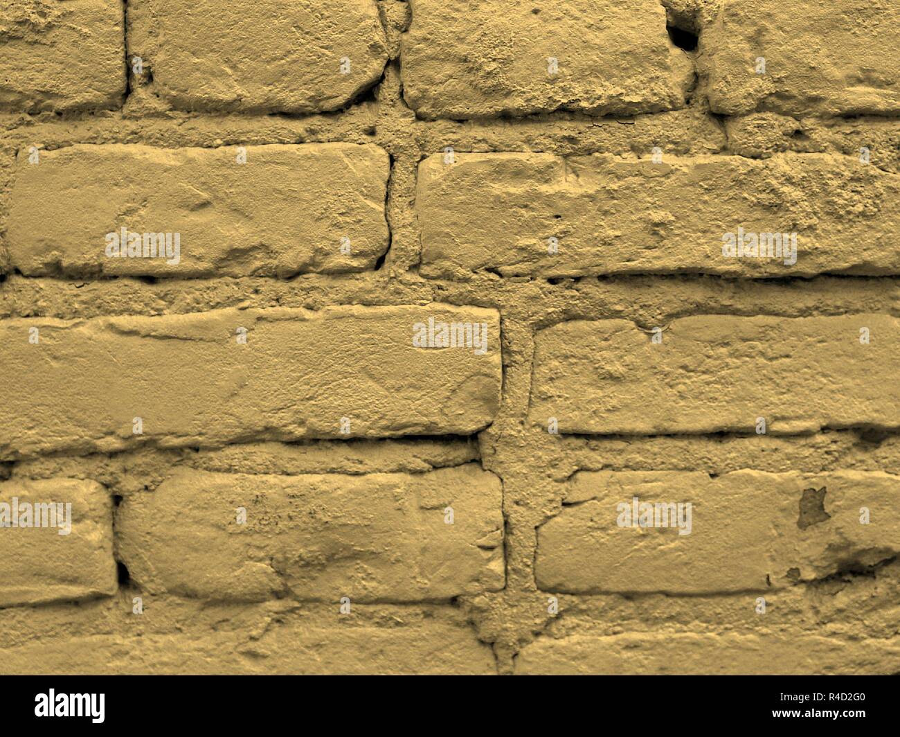 Brick wall sepia Stock Photo - Alamy