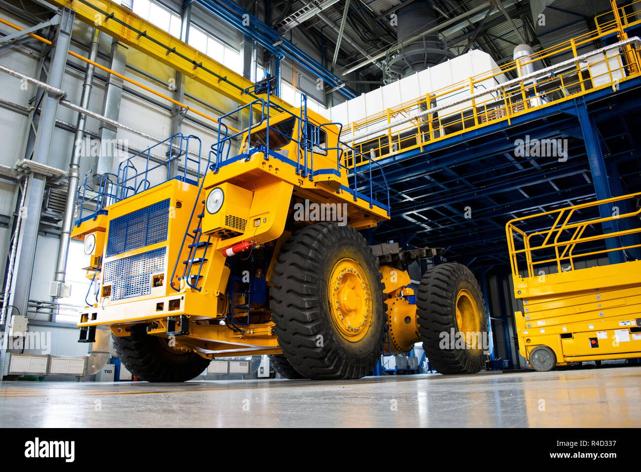 Car And Truck Shop >> Big Mining Truck In The Production Shop Of The Car Factory Car And Truck Shop >> Big Mining Truck In The Production Shop Of The Car Factory