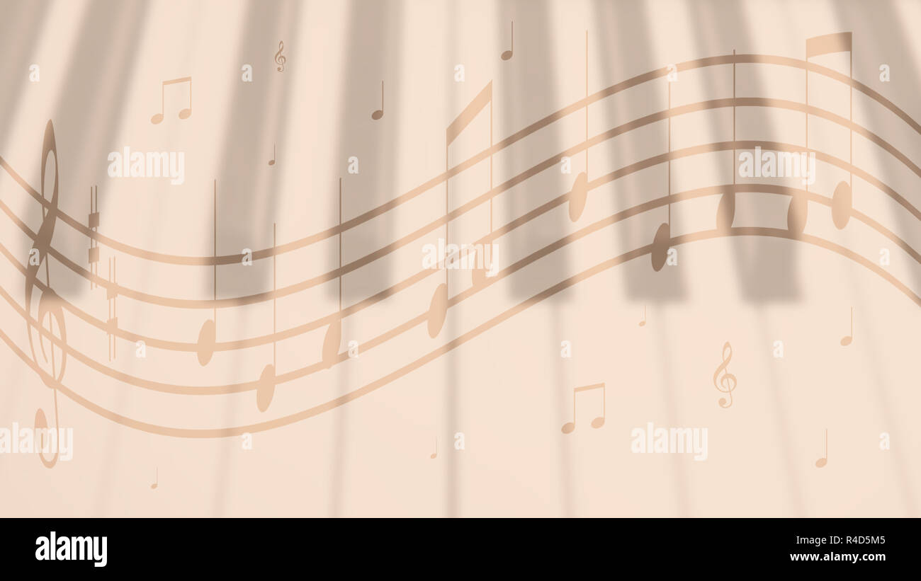 music notes background Stock Photo - Alamy