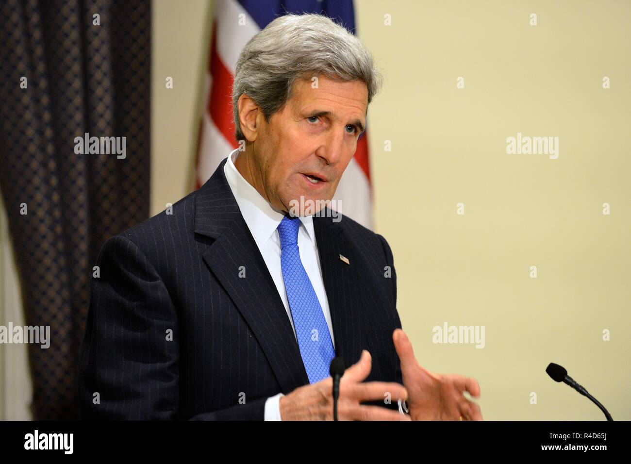 Secretary of State John Kerry Stock Photo