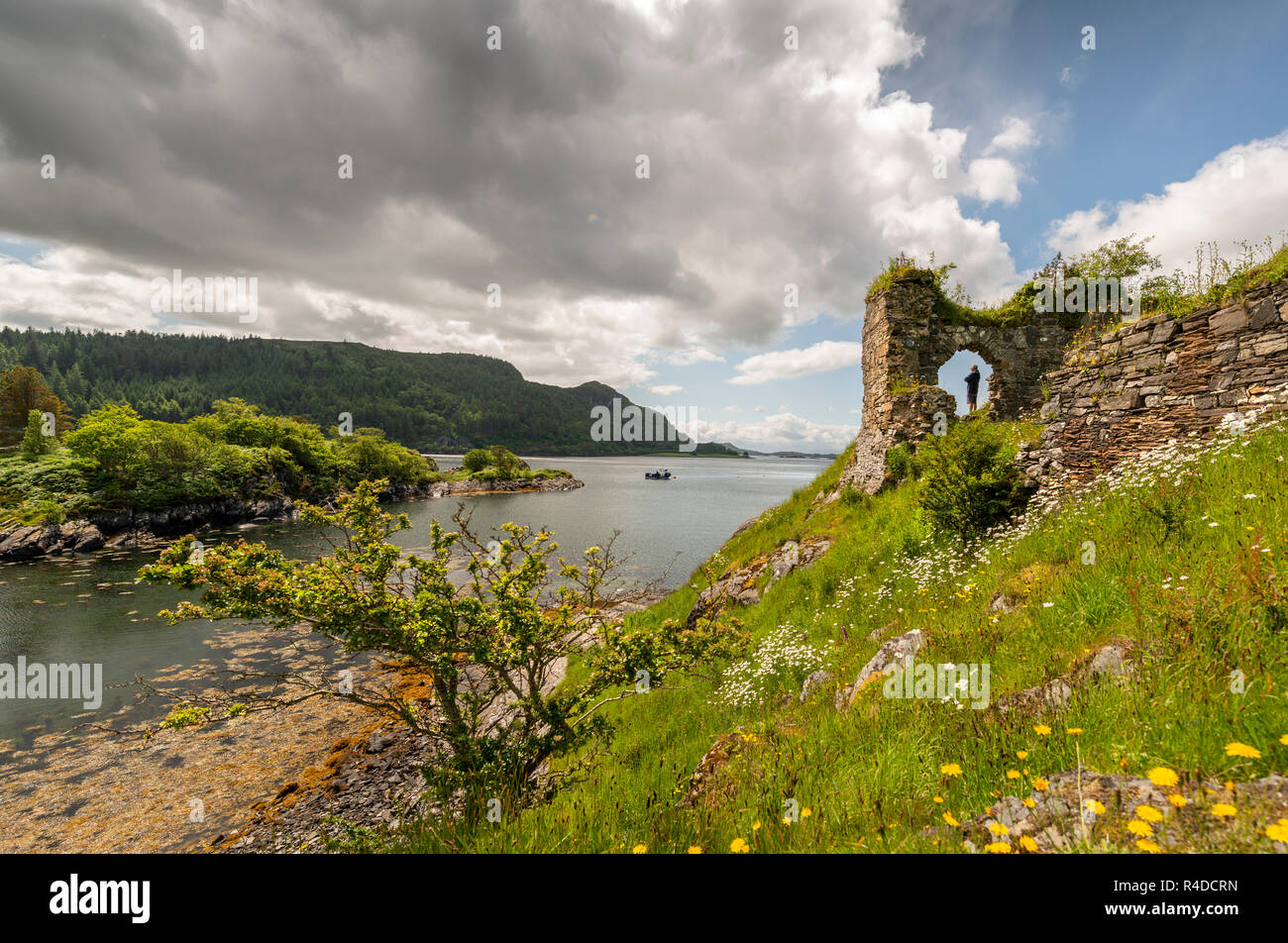 Loch Carron, Scotland Stock Photo