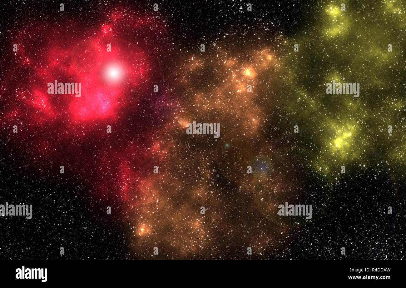 Space abstract background Stock Photo