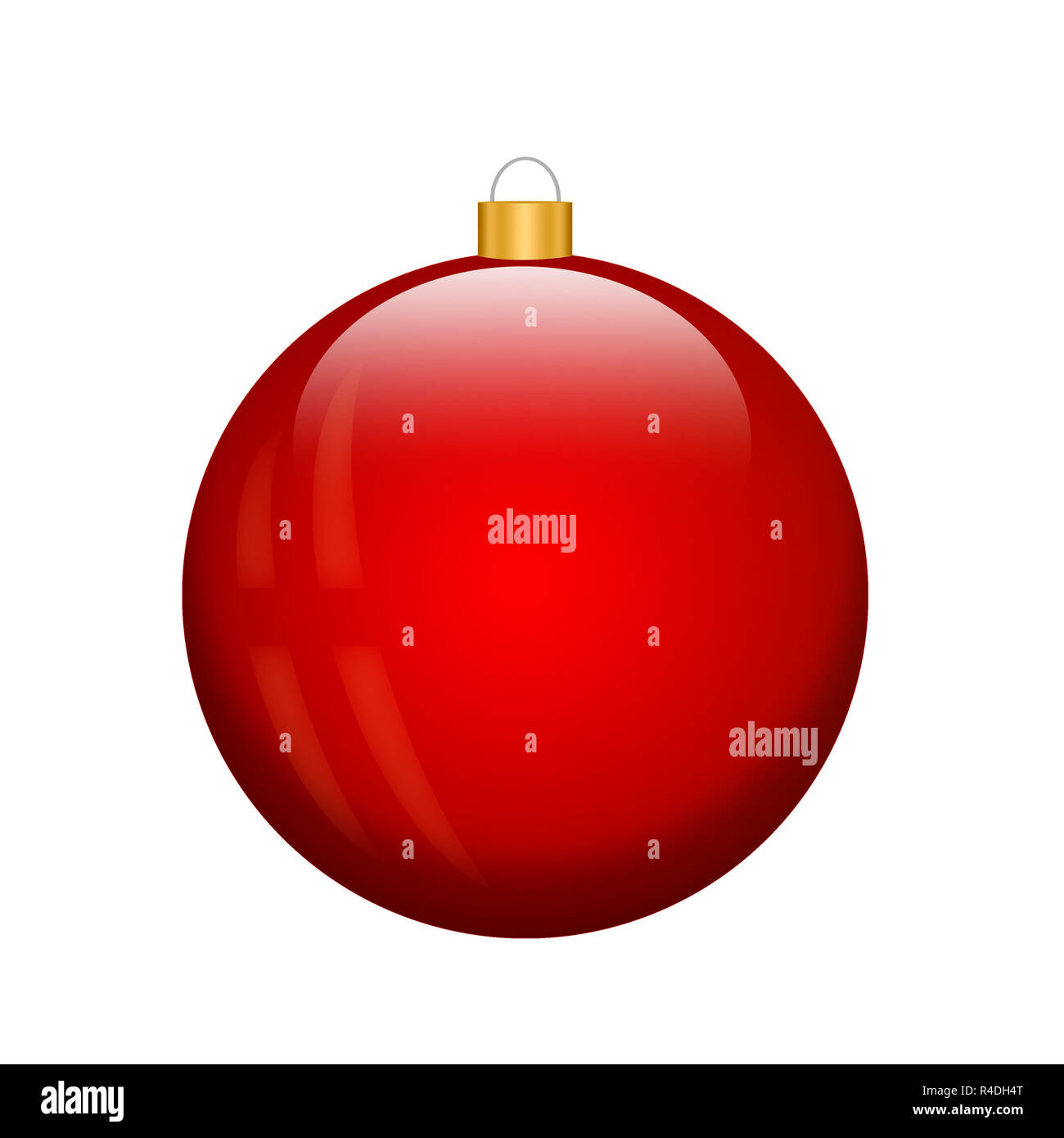 christmas bulb isolated Stock Photo Alamy