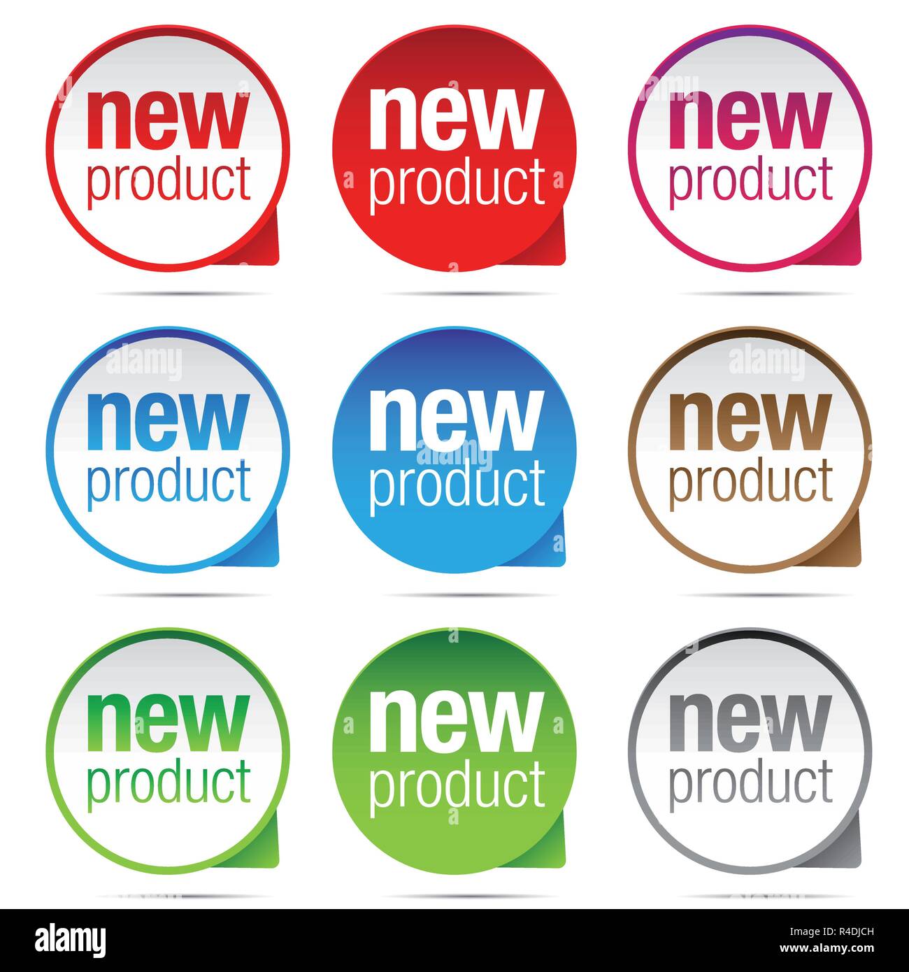New Product label badge set Stock Vector Image & Art Alamy