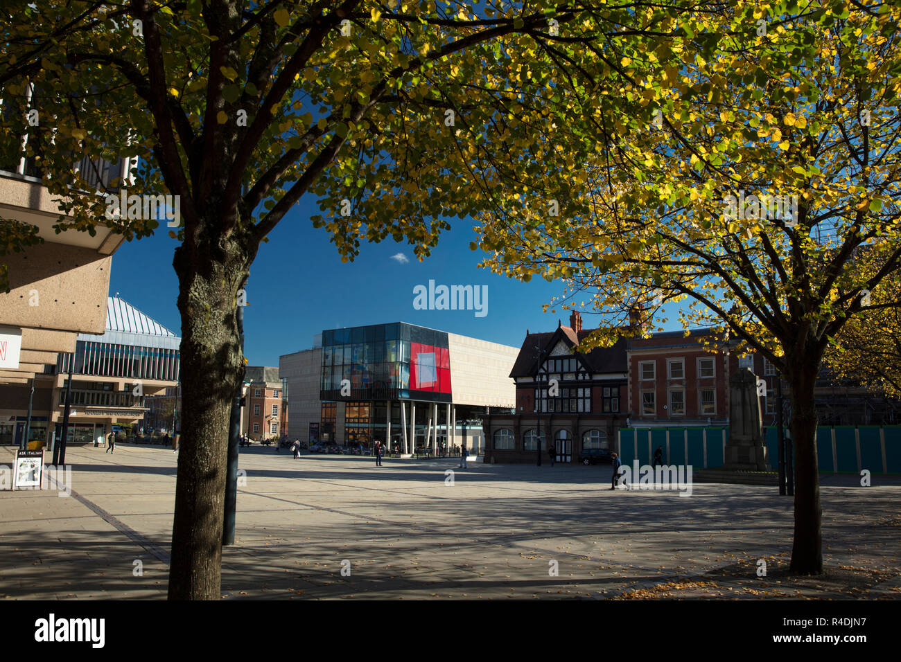 Derby, Derbyshire, UK October 2018 QUAD Cinema and Gallery Stock
