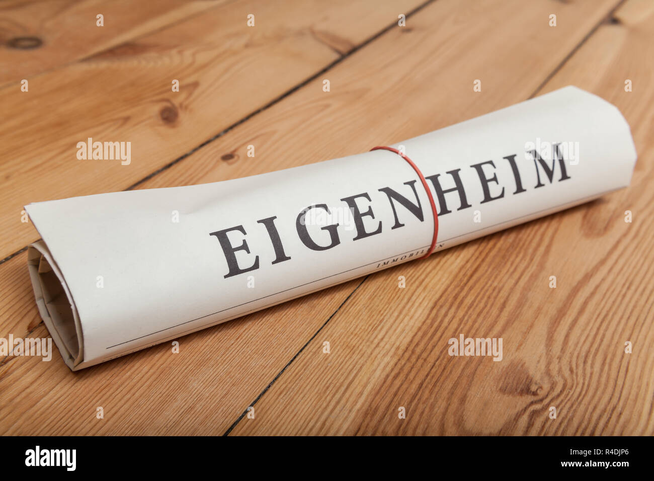 eigenheim newspaper german Stock Photo
