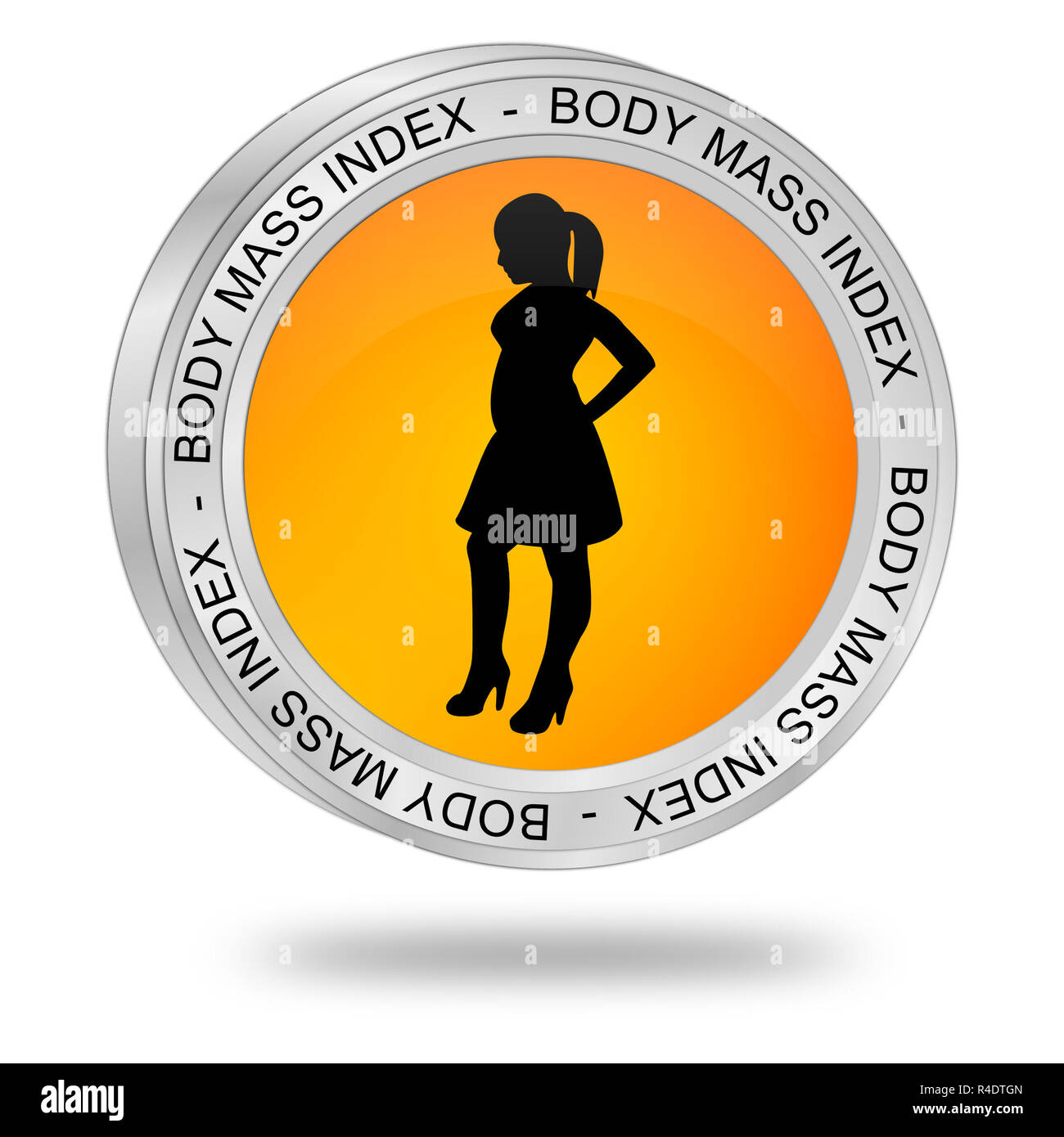 Body Mass Index Button 3D illustration Stock Photo Alamy