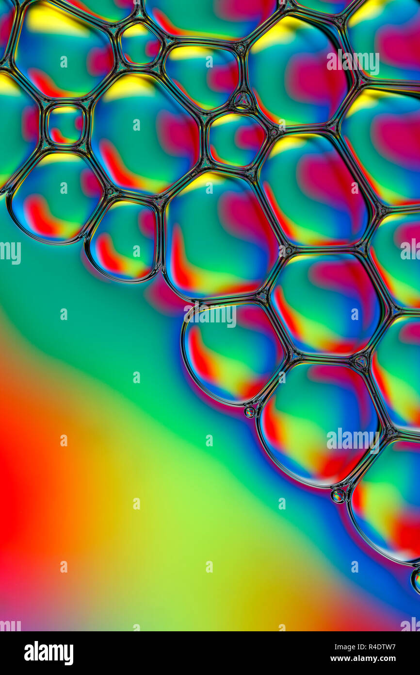 Abstract image of colorful soap bubbles Stock Photo - Alamy