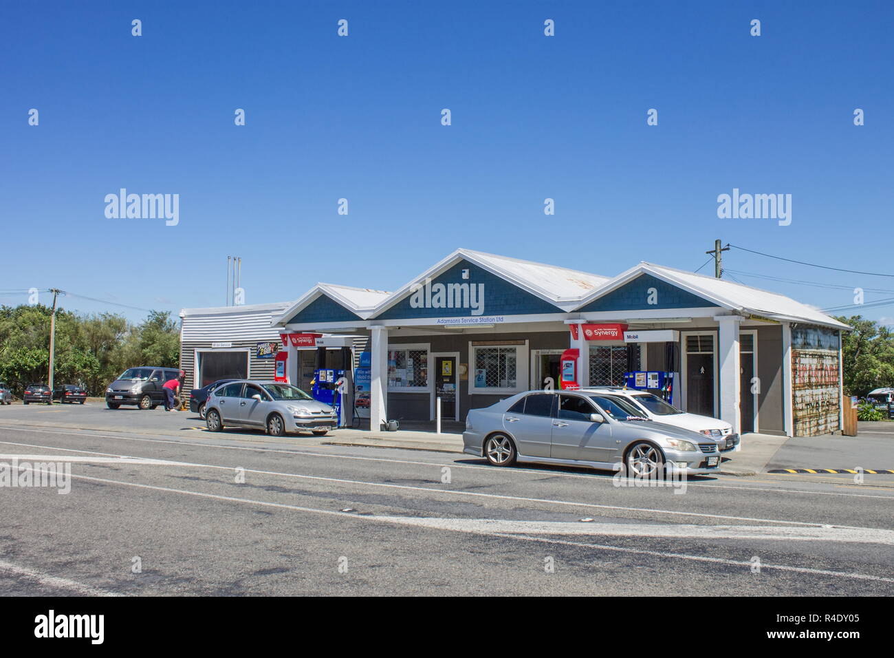 Featherston, New Zealand January 6, 2018 Cars parked outside the